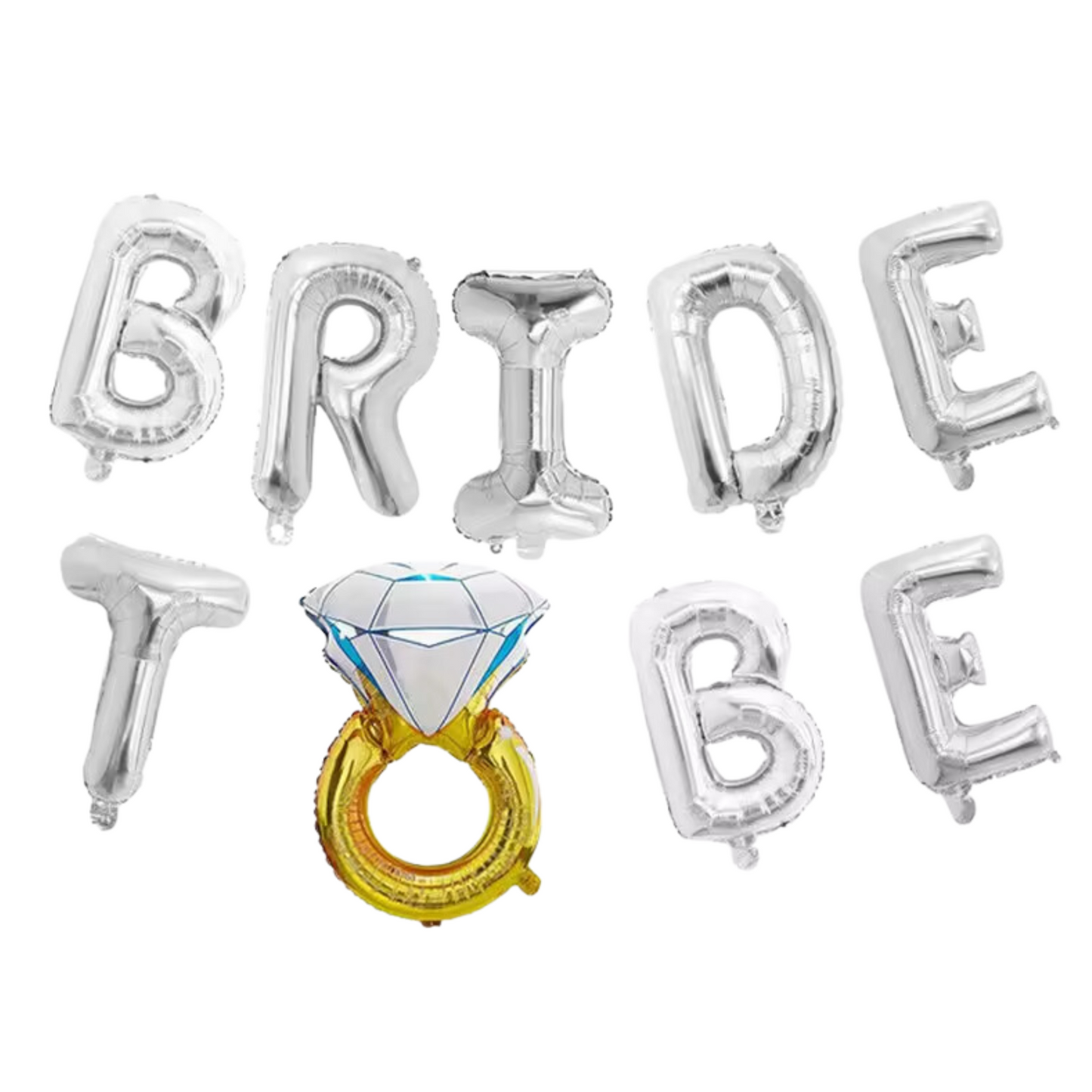 Globos "Bride To Be" Plateado