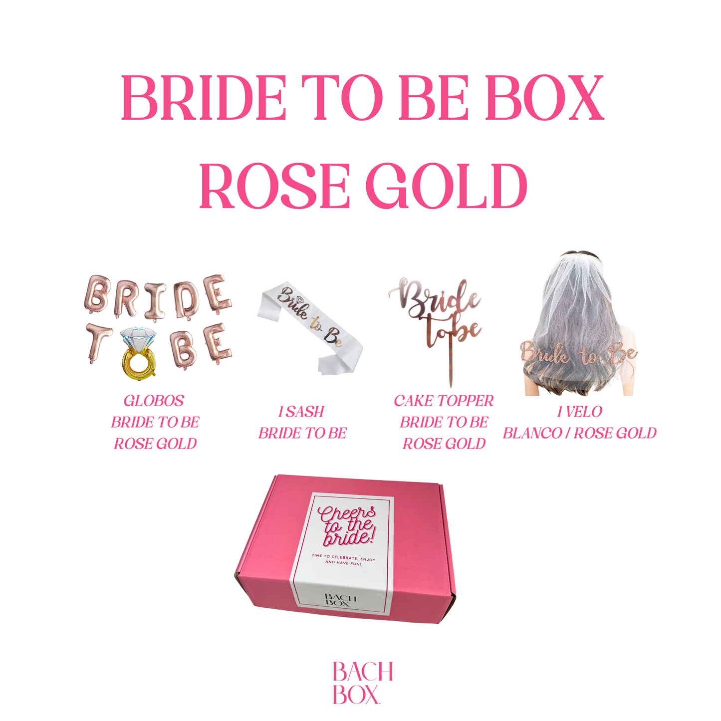 Bride To Be Box Rose Gold