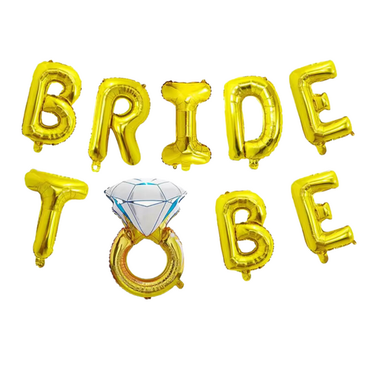 Globos "Bride To Be" Dorado
