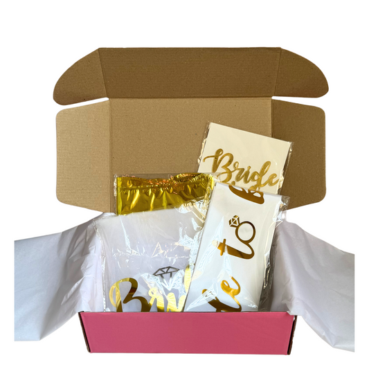 Bride To Be Box Gold