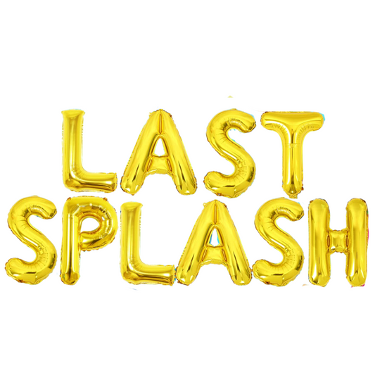Globos "Last Splash" Dorados
