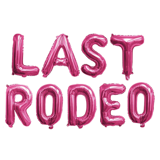 Globos "Last Rodeo" Rosa