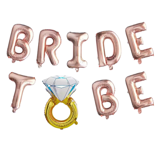Globos "Bride To Be" Rose Gold