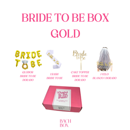 Bride To Be Box Gold